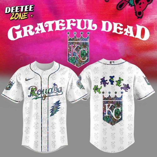 Kansas City Royals MLB x Grateful Dead Baseball Jersey