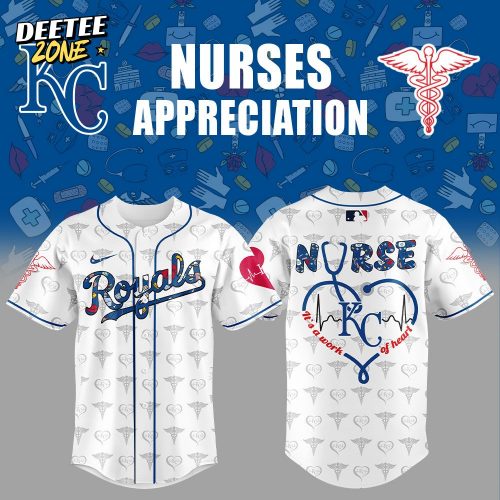 Kansas City Royals MLB x Nurses Appreciation Baseball Jersey