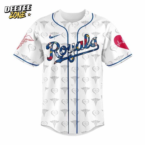 Kansas City Royals MLB x Nurses Appreciation Baseball Jersey
