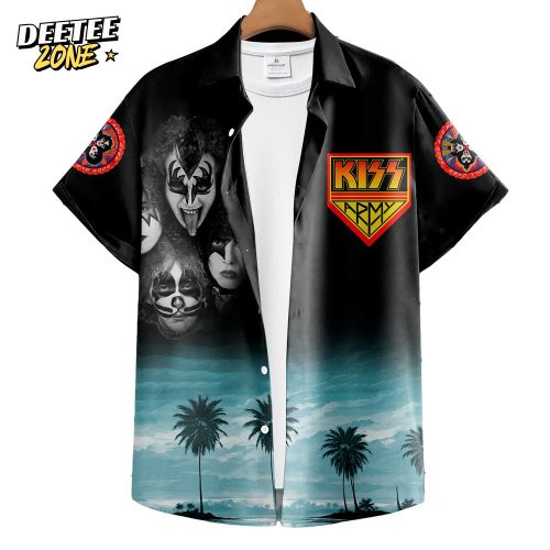 Kiss Band 2025 Tour Premium Hawaiian Shirt