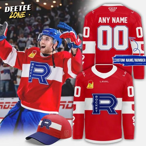 Laval Rocket Hockey Team New 2025 Hockey Jersey