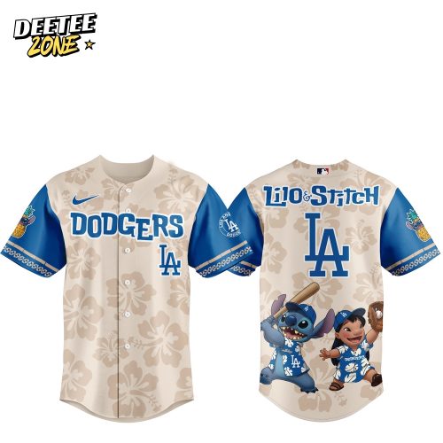 Los Angeles Dodgers x Lilo & Stitch 2025 Baseball Jersey