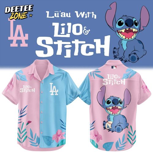Los Angeles Dodgers x Lilo & Stitch Night Special Hawaiian Shirt and Shorts