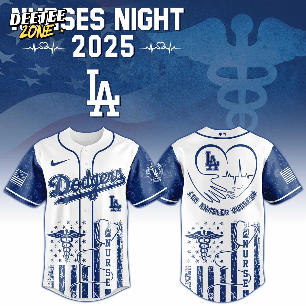 Los Angeles Dodgers x Nurses Night Exclusive Design Jersey Los Angeles Dodgers x Nurses Night Exclusive Design Jersey