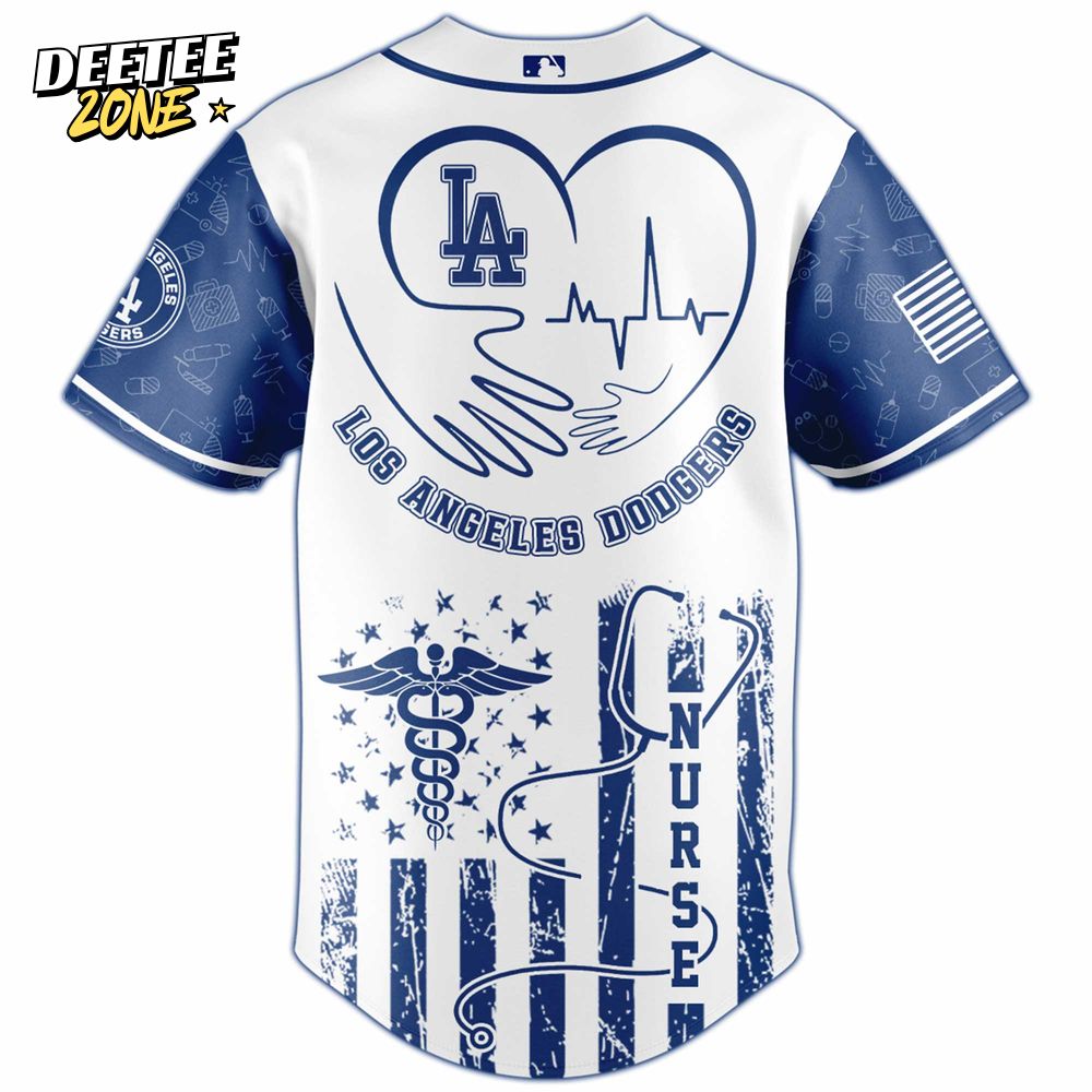 Los Angeles Dodgers x Nurses Night Exclusive Design Jersey Los Angeles Dodgers x Nurses Night Exclusive Design Jersey