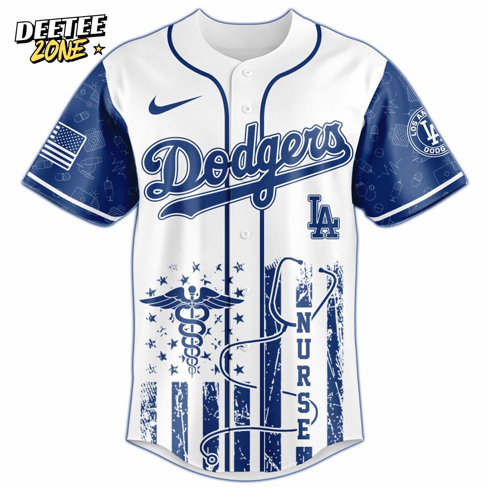 Los Angeles Dodgers x Nurses Night Exclusive Design Jersey Los Angeles Dodgers x Nurses Night Exclusive Design Jersey