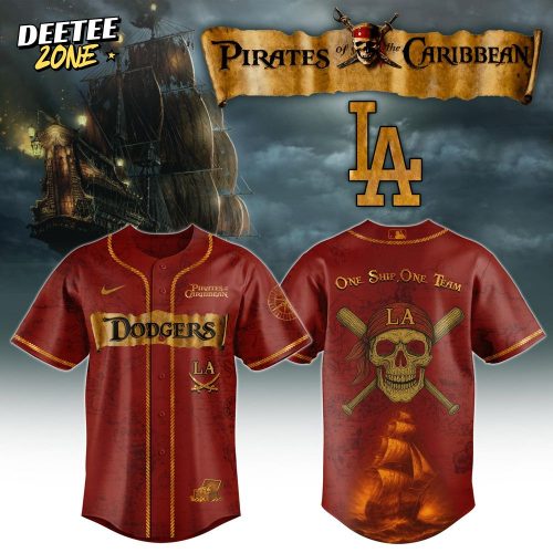 Los Angeles Dodgers x Pirates Of The Caribbean Baseball Jersey