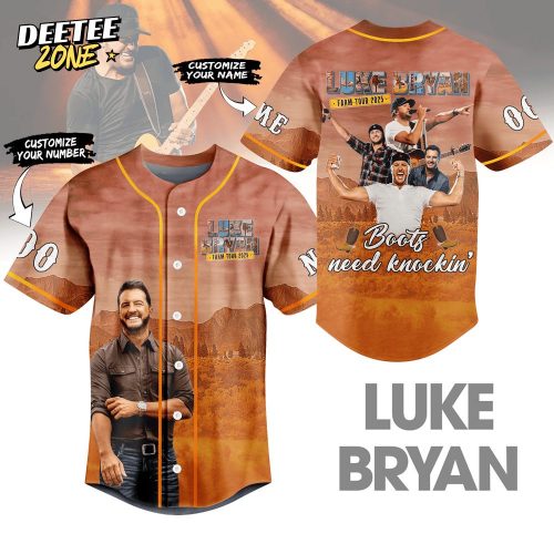 Luke Bryan Farm Tour 2025 Baseball Jersey