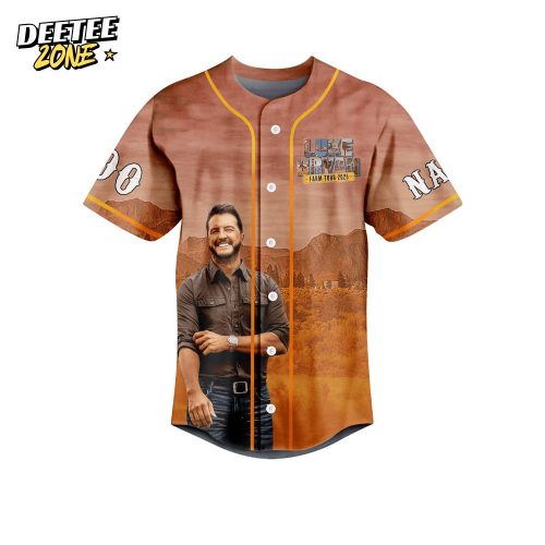 Luke Bryan Farm Tour 2025 Baseball Jersey