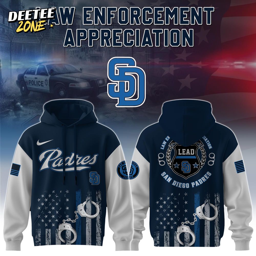 MLB All Teams X Law Enforcement Appreciation Day Limited Edition Hoodie MLB All Teams X Law Enforcement Appreciation Day Limited Edition Hoodie