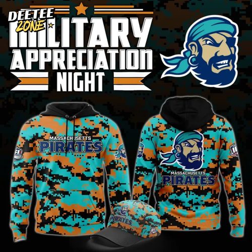 Massachusetts Pirates Military Nights Limited Edition Hoodie