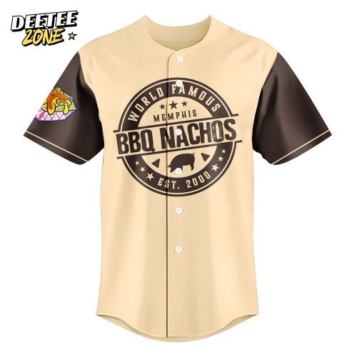 Memphis Redbirds World Famous Memphis BQ Nachos Baseball Jersey