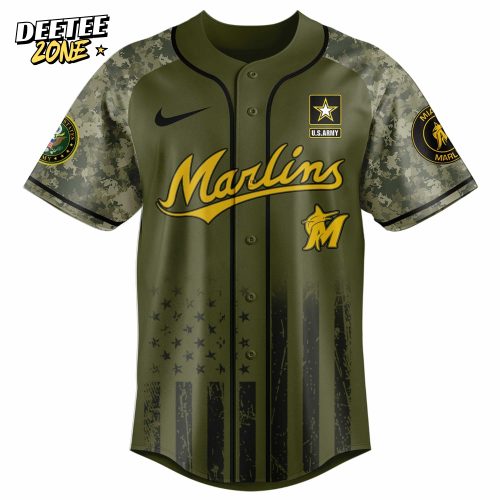 Miami Marlins MLB x U.S. Army 250th Birthday Celebration Jersey