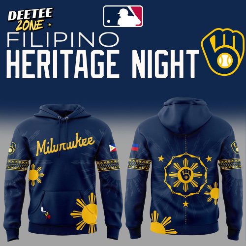 Milwaukee Brewers Filipino Heritage Night Special Hoodie