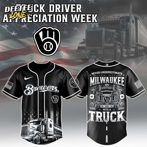 Milwaukee Brewers Mlb X Truck Driver Appreciation Week Jersey