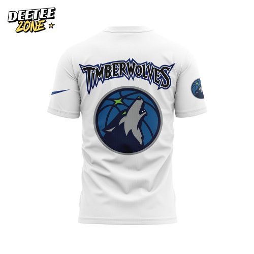 Minnesota Timberwolves 2025 Playoffs “Wolves Back” Special White Tee