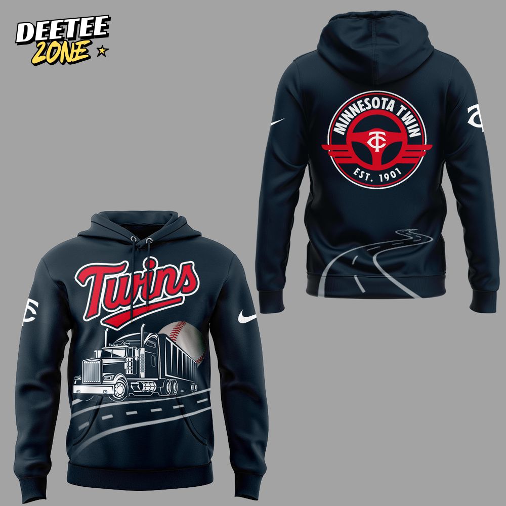 Minnesota Twins x Truck Driver Night 2025 Hoodie Minnesota Twins x Truck Driver Night 2025 Hoodie