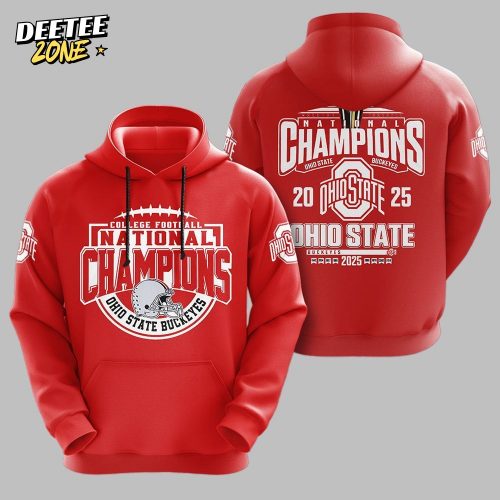 National Champions 2025 Ohio State College Football Hoodie