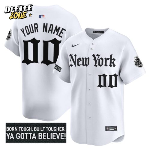 New York Mets ‘Gothic Borough Edition’ Personalized Baseball Jersey