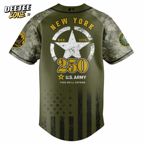 New York Mets MLB x U.S. Army 250th Birthday Celebration Jersey