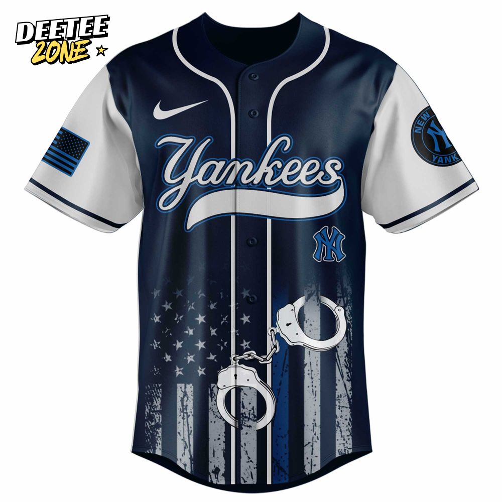 New York Yankees MLB x Law Enforcement Appreciation Day Baseball Jersey New York Yankees MLB x Law Enforcement Appreciation Day Baseball Jersey