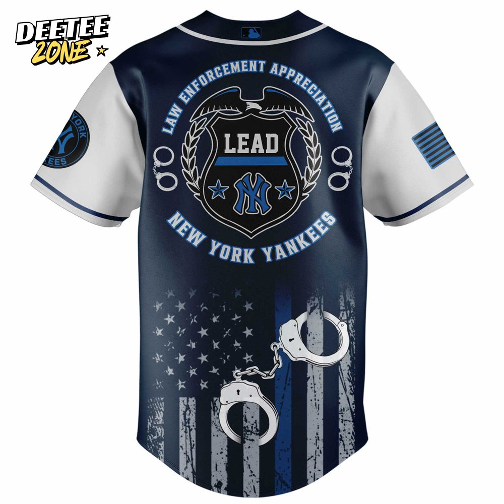 New York Yankees MLB x Law Enforcement Appreciation Day Baseball Jersey New York Yankees MLB x Law Enforcement Appreciation Day Baseball Jersey