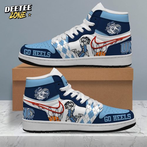 North Carolina Tar Heels Basketball Team Air Jordan 1 Sneaker