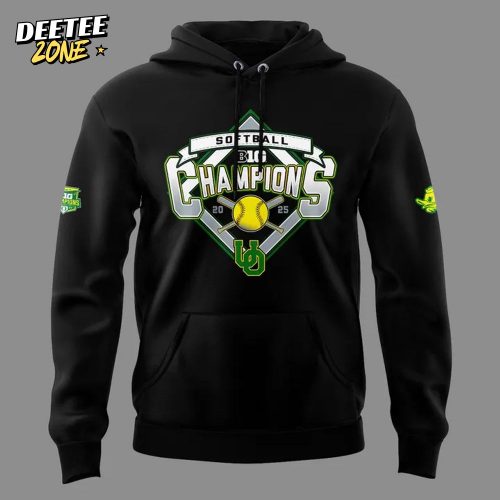 Oregon Ducks Softball Big Ten Softball Regular Season Champions Hoodie