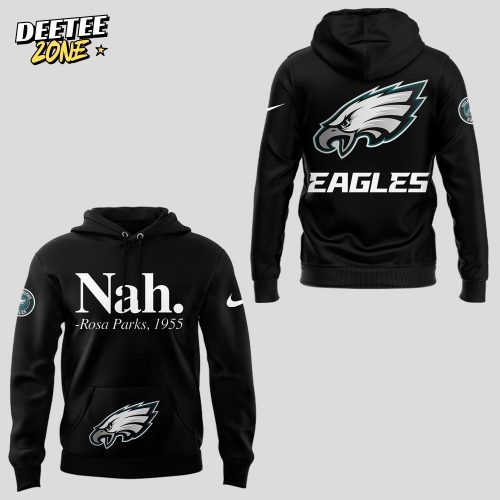 Philadelphia Eagles x Jalen Hurts “Nah. Rosa Park 1955” Black Hoodie