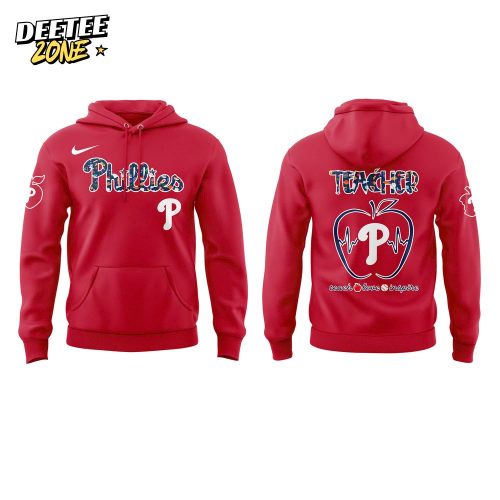 Philadelphia Phillies x Teacher Appreciation Special Red Hoodie