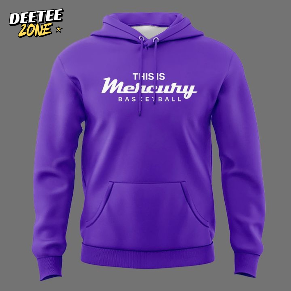 Phoenix Mercury Special Edition 2025 'This Is Mercury Baseball' Hoodie Phoenix Mercury Special Edition 2025 'This Is Mercury Baseball' Hoodie