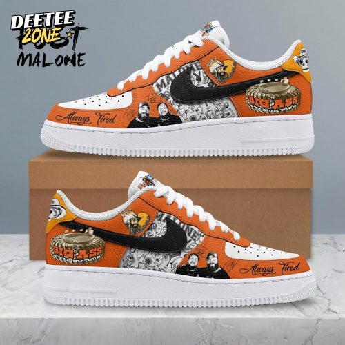 Post Malone Big Ass Stadium Tour 2025 Nike Air Force 1