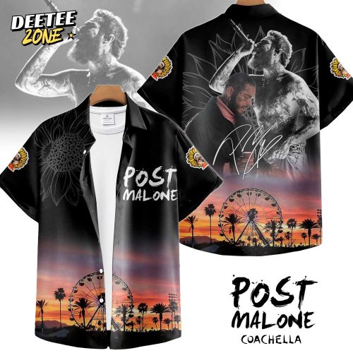 Post Malone Coachella 2025 Premium Hawaiian Shirt