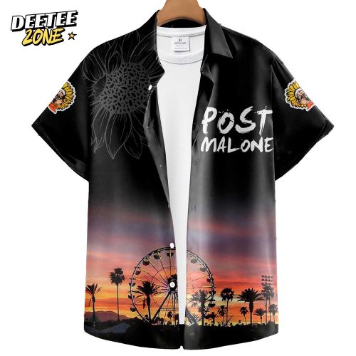 Post Malone Coachella 2025 Premium Hawaiian Shirt