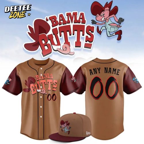 Rocket City Trash Pandas Bama Butts Limited Edition Baseball Jersey