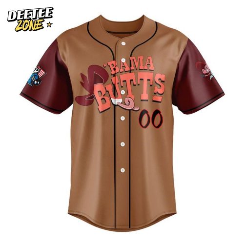 Rocket City Trash Pandas Bama Butts Limited Edition Baseball Jersey