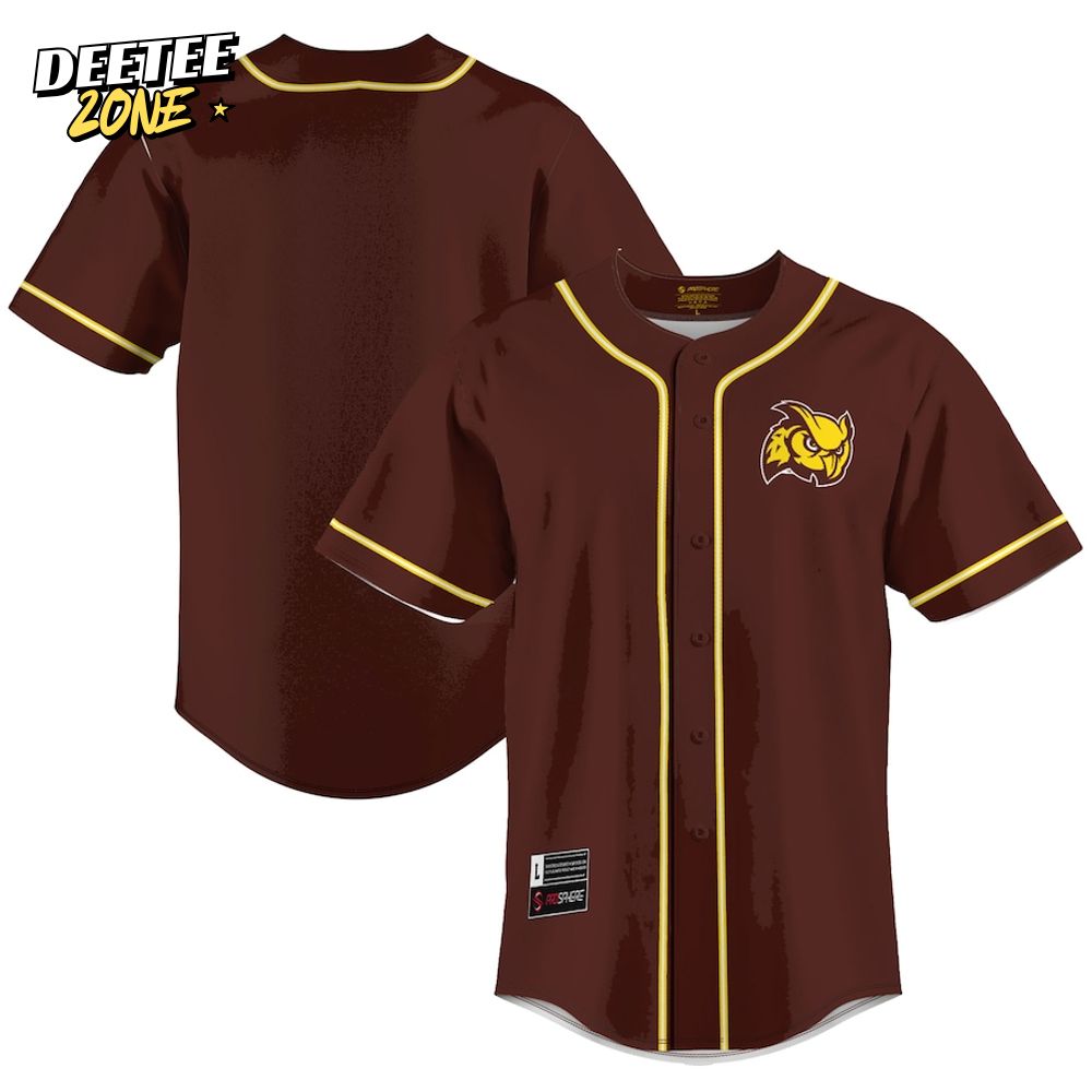 Rowan Profs Brown Baseball Jersey Rowan Profs Brown Baseball Jersey