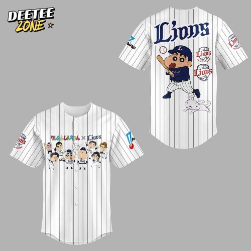 Saitama Seibu Lions x Crayon Shin-chan Game 2025 Baseball Jersey