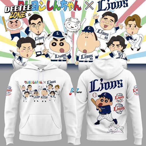 Saitama Seibu Lions x Crayon Shin-chan Game 2025 Special Hoodie