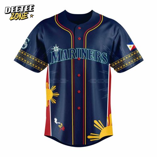 Seattle Mariners Filipino Heritage Night 2025 Personalized Baseball Jersey