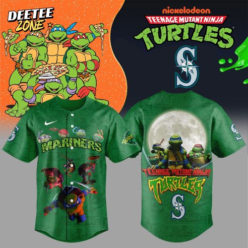 Seattle Mariners Teenage Mutant Ninja Turtles Baseball Jersey
