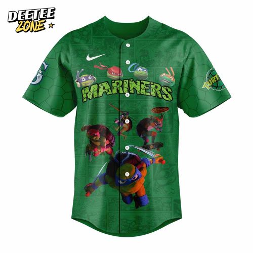 Seattle Mariners Teenage Mutant Ninja Turtles Baseball Jersey