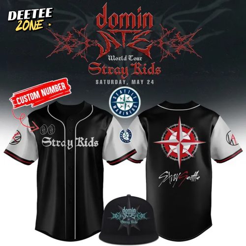 Seattle Mariners x Stray Kids 2025 Tour Baseball Jersey