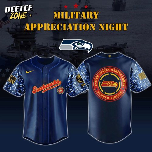 Seattle Seahawks x Marines Military Appreciation Night Jersey