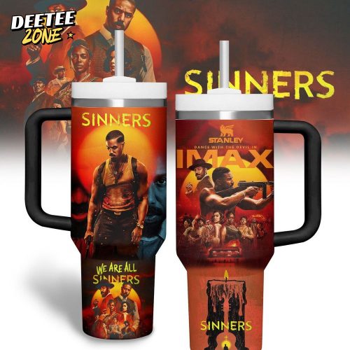 Sinners “We Are All Sinners” Tumbler 40oz with Handle