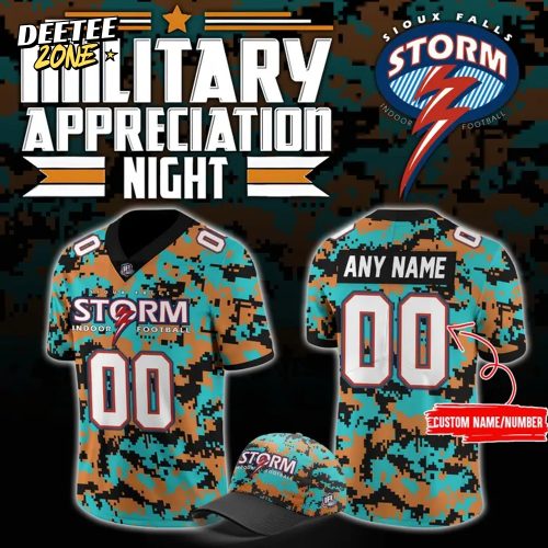 Sioux Falls Storm Military Nights Limited Edition Football Jersey