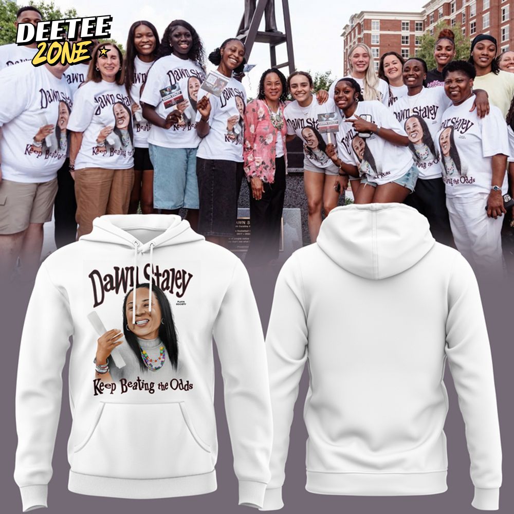 South Carolina Gamecocks x Coach Dawn Staley "Keep Beating the Odds" Hoodie South Carolina Gamecocks x Coach Dawn Staley "Keep Beating the Odds" Hoodie