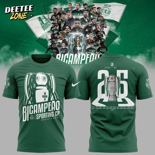 Sporting CP BICAMPEÃÂES NACIONAIS 2024/2025 TShirt