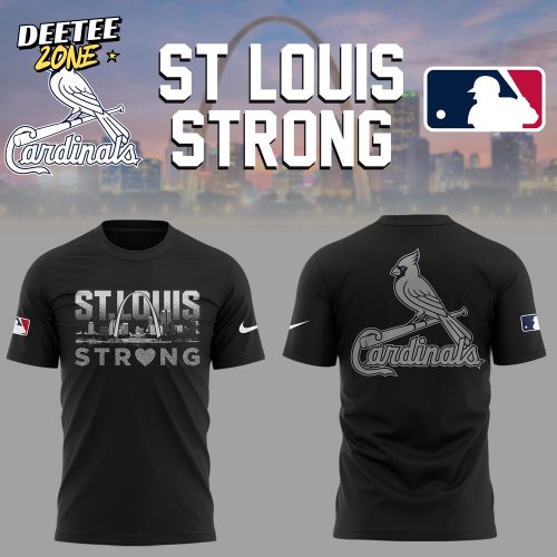 St. Louis Cardinals Strong 2025 Limited Edition Black Shirt