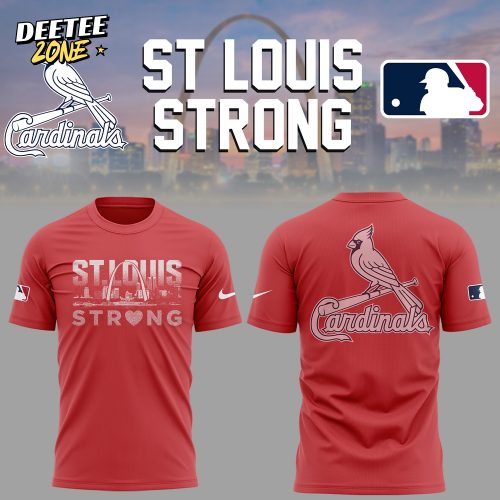 St. Louis Cardinals Strong 2025 Limited Edition Red Shirt